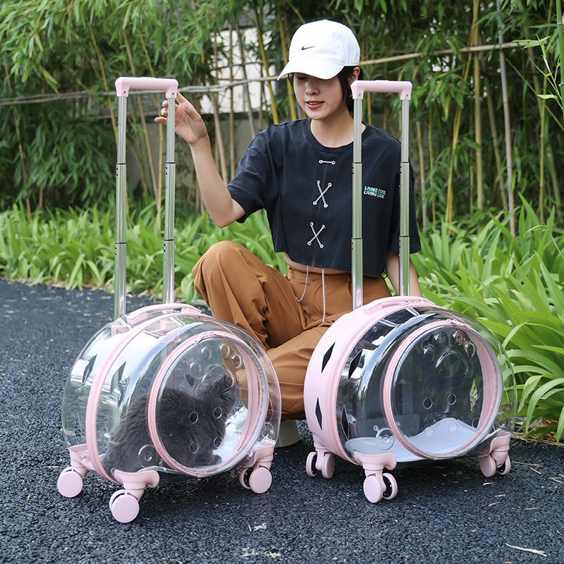 THE PET LUGGAGE STROLLER